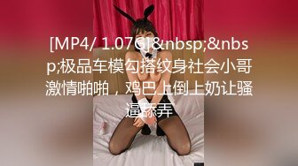 [MP4/ 1.07G]&nbsp;&nbsp;极品车模勾搭纹身社会小哥激情啪啪，鸡巴上倒上奶让骚逼舔弄