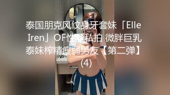 泰国朋克风纹身牙套妹「Elle Iren」OF性爱私拍 微胖巨乳泰妹榨精瘦弱男友【第二弹】 (4)